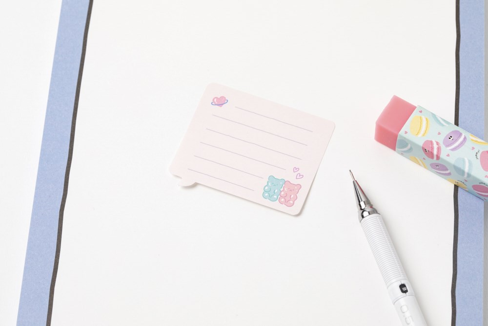 Giấy Dán Nhớ ARTBOX Hàn Quốc Họa Tiết Kẹo Dẻo Gấu Đáng Yêu