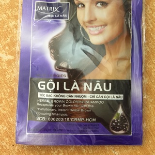 GỘI LÀ NÂU MAXTRIX gói 30ml hàng Việt Nam sản xuất