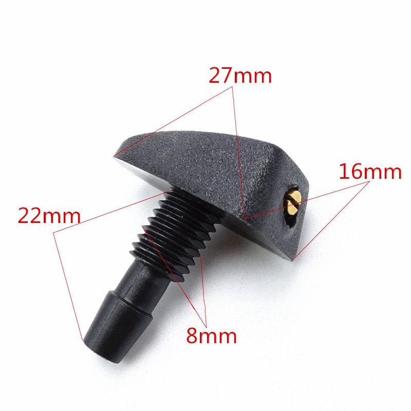 Bộ 2 Vòi Phun Nước Rửa Kính Chắn Gió Trước Thông Dụng DIY Cho Xe Hơi