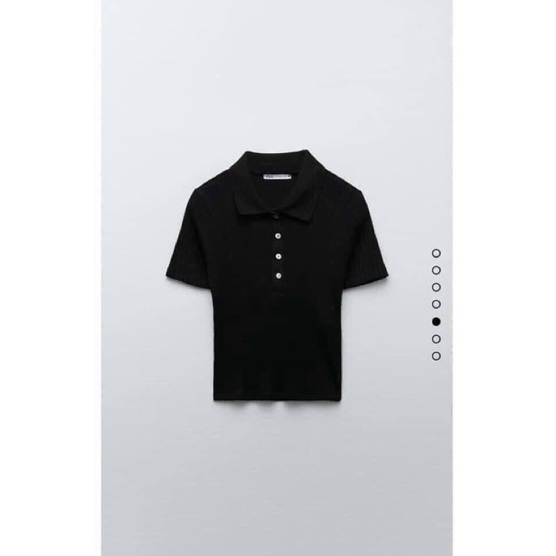 Áo Polo nữ chất len tăm cho nàng thoả sức diện đồ jeans