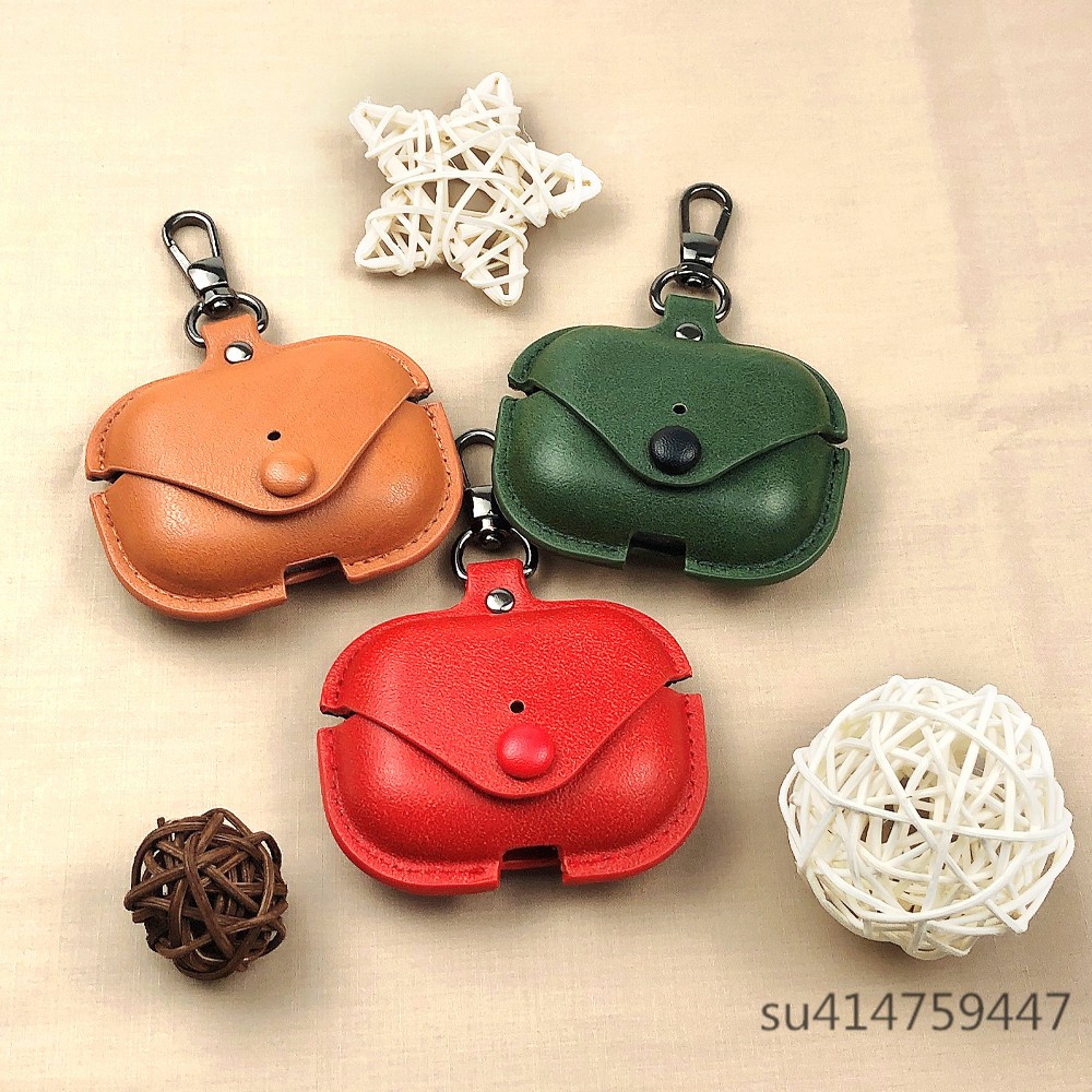 Vỏ Bảo Vệ Hộp Sạc Tai Nghe Airpods Pro 3 Bằng Da Phối Khóa Cài Kiểu Doanh Nhân Sang Trọng Ốp | BigBuy360 - bigbuy360.vn