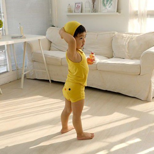 [MINKYMOM QUẢNG CHÂU] SET BA LỖ QUẦN CHIP KÈM NÓN SIÊU XINH HÀNG THUN TĂM CAO CẤP MINKY MOM