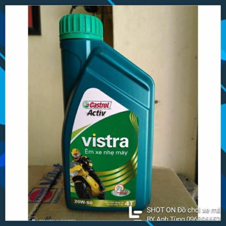 dầu nhớt xe số castrol vistra 20w50 hàng loại 1