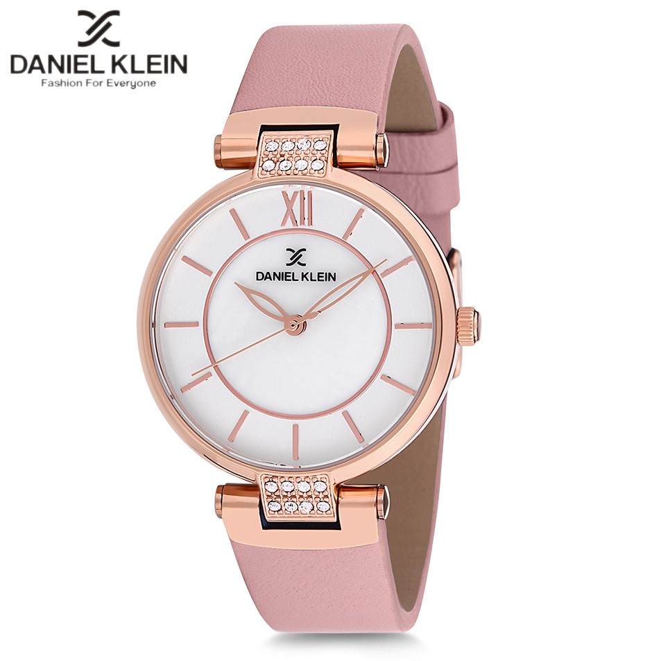 [Mã BMTTC60K giảm đến 60K đơn 50K] Đồng Hồ Nữ Daniel Klein DK12079-4 . Chính Hãng Full Box , Chống Nước , Dây da