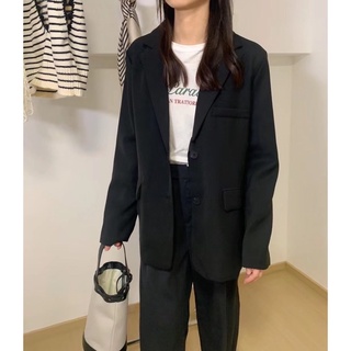 Áo blazer dáng suông basic 21811 CHERRYCOCO