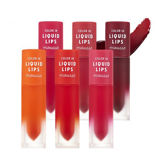 Son Kem Lì Etude House Color In Liquid Lips Mousse Hàn Quốc 3.2ml #Or302