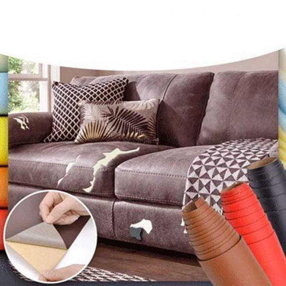 Miếng Dán Bằng Da PU Tự Dính Trang Trí Cho Ghế Sofa Kích Thước 25*30/20*30cm