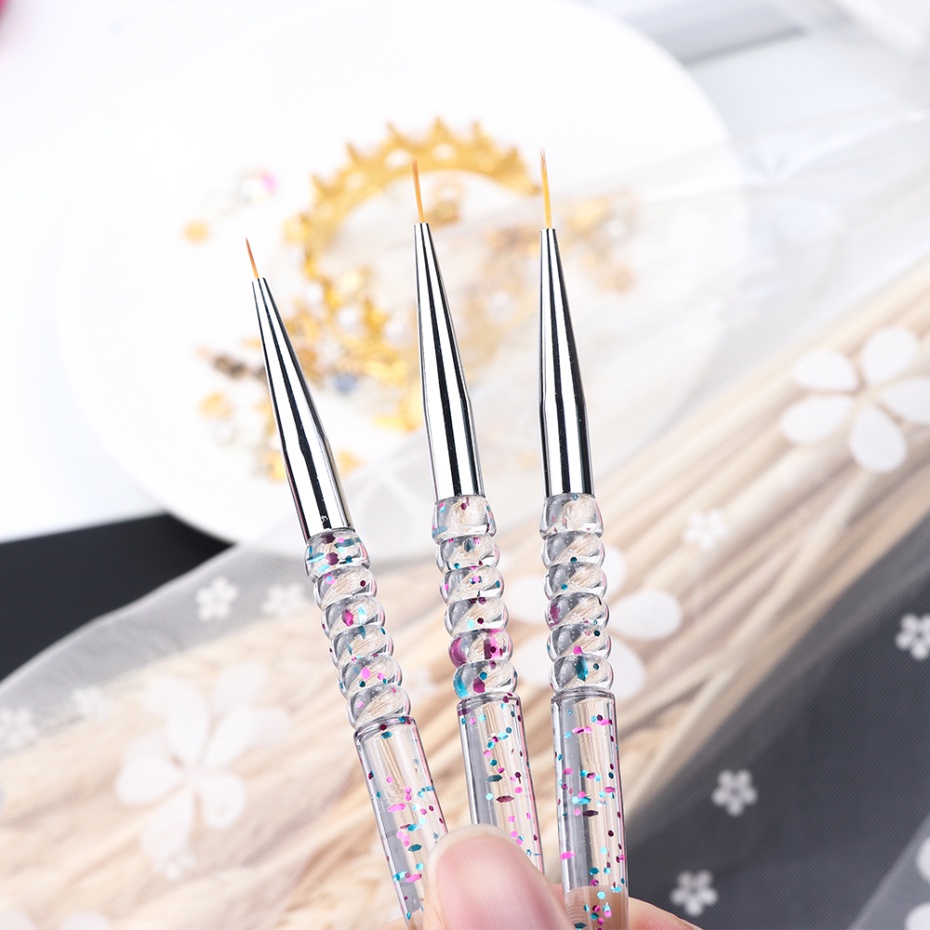 Set 5 Cọ Vẽ Trang Trí Móng Tay Nghệ Thuật Siêu Mịn / UV Gel DIY