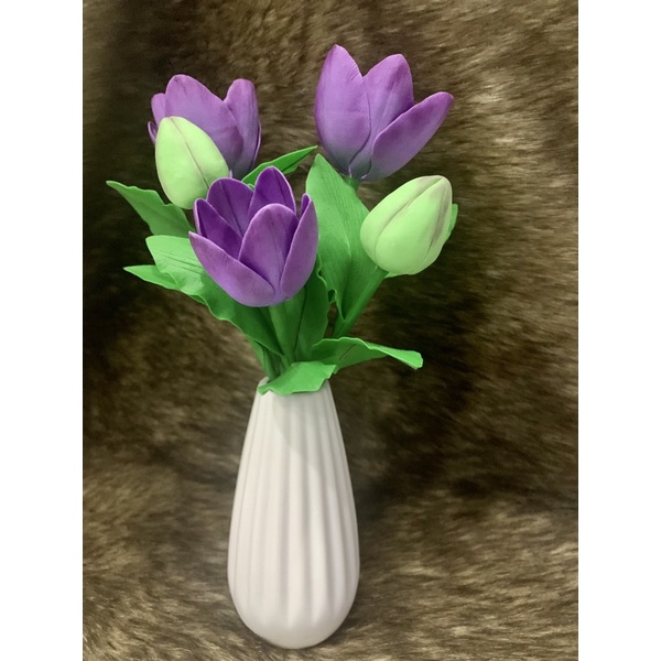 bình hoa tulip size trung