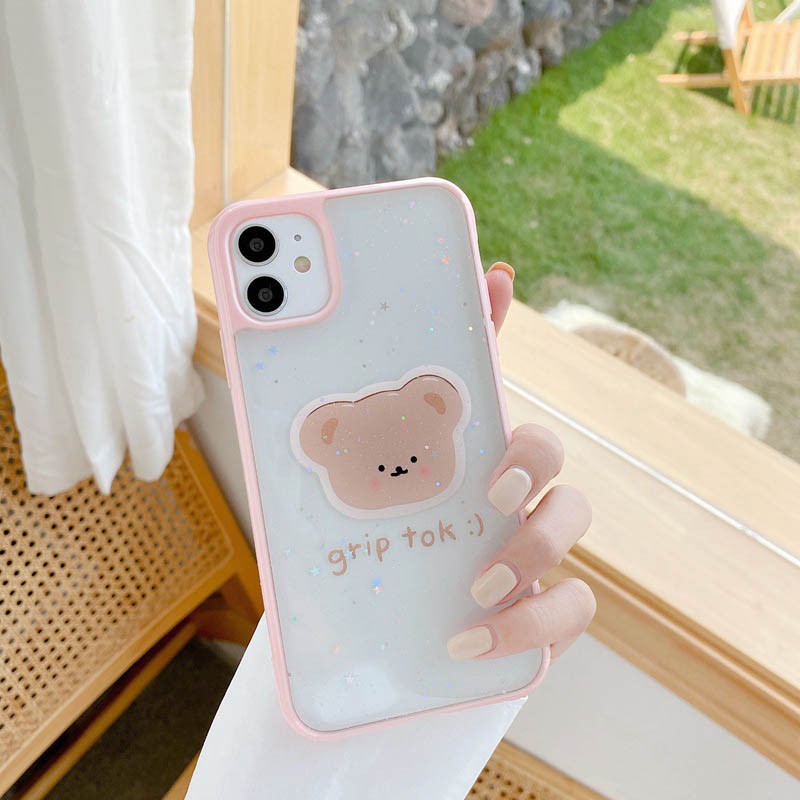 Ốp lưng iphone Couple Cartoon viền màu 6/6plus/6s/6splus/7/7plus/8/8plus/x/xr/xs/11/12/13/pro/max/plus/promax | BigBuy360 - bigbuy360.vn
