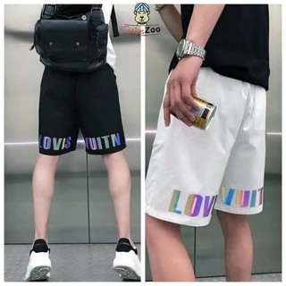 Quần short đùi thể thao luis phản quang unisex chất thun mềm mát - CUTEZOO