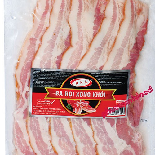 Ba Rọi Heo Xông Khói Cắt Lát - Gói 1000Gram