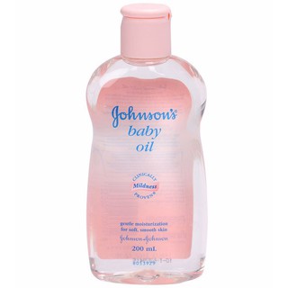 Dầu massage và dưỡng ẩm Johnson Baby Oil 200ml  sx  04/2019