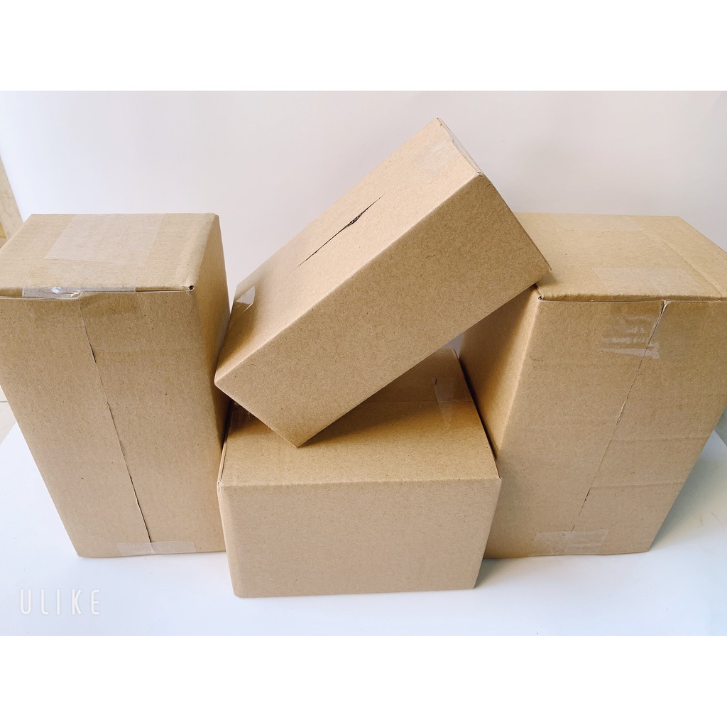 combo 100 hộp carton 10x10x8 cm