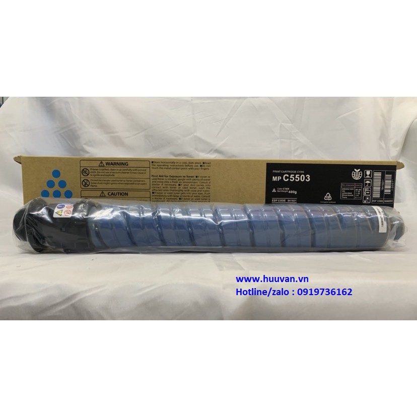 Ống mực Ricoh C5503/4503 màu xanh dùng cho máy photo Ricoh MP C4503/5503/6003