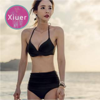 Korean style swimwear, sexy high-waist bikini, high-quality fabrics, beachwear | BigBuy360 - bigbuy360.vn
