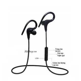 Tai nghe bluetooth thể thao Plus - Đen