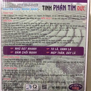 Phân bón vi lượng Tinh Phân Tím Đức 1kg