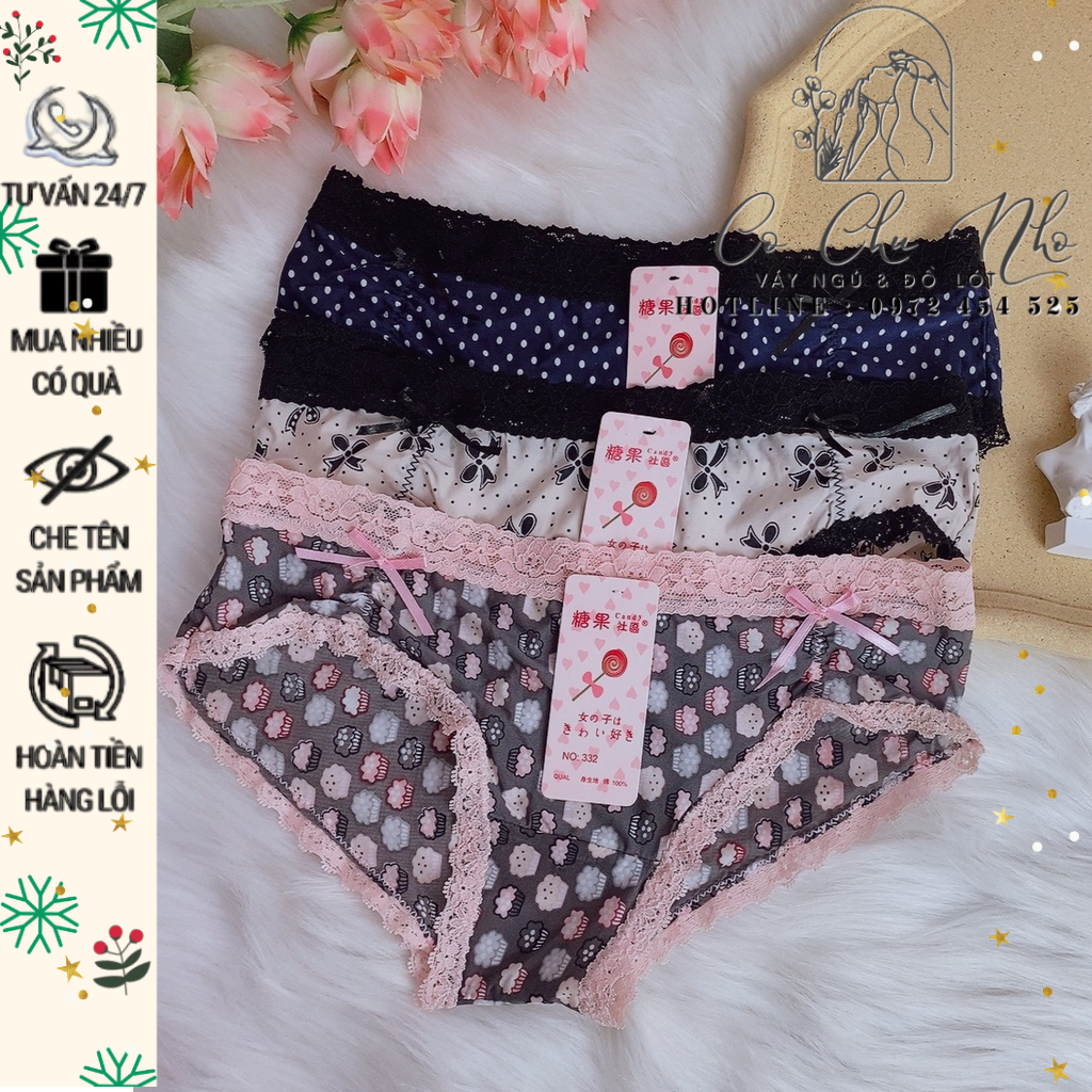 QS010 - QUẦN LÓT NỮ CHẤT THUN LẠNG CO GIÃN 4 CHIỀU - cochunhoquan11