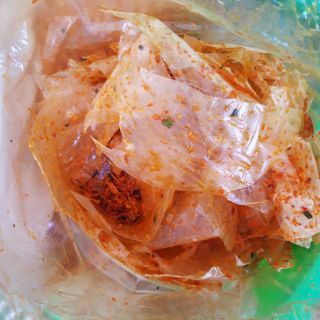 500g Bánh Vuông trộn sate hành phi khô gà Trúc Lam