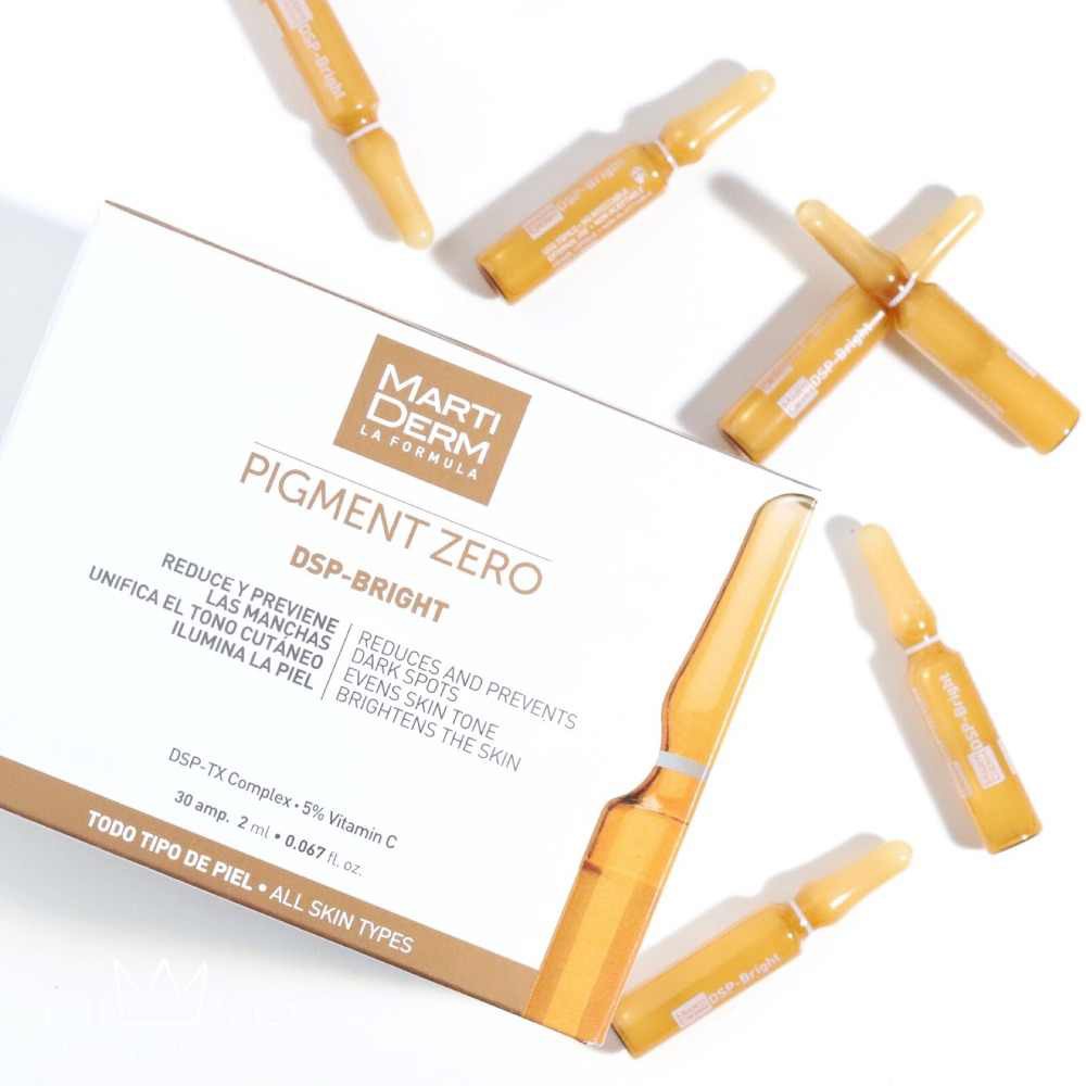 Ampoule Dưỡng Sáng Đều Màu Da, Giảm Đốm Sắc Tố - MartiDerm Pigment Zero DSP Bright