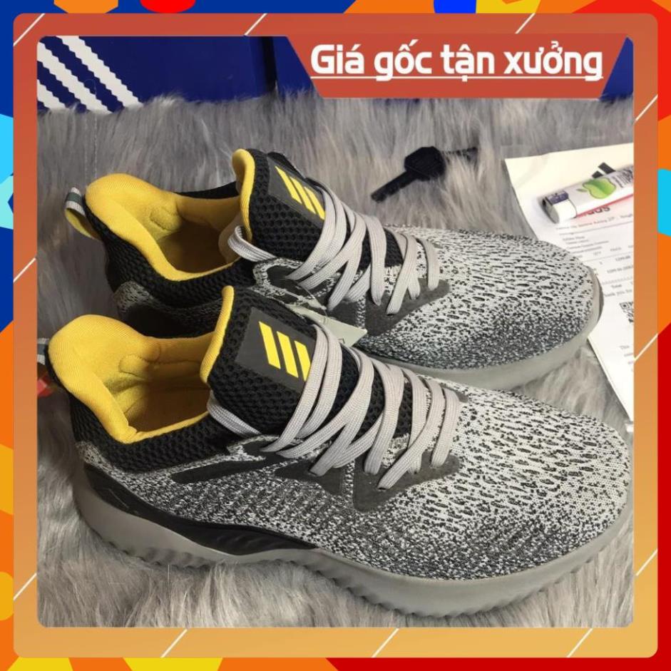 [FreeShip+Giá Hủy Diệt] Giầy Alphabounce xịn sò Full phụ kiện, Giày Sneaker Alphabounce muối tiêu vàng , Hót trend