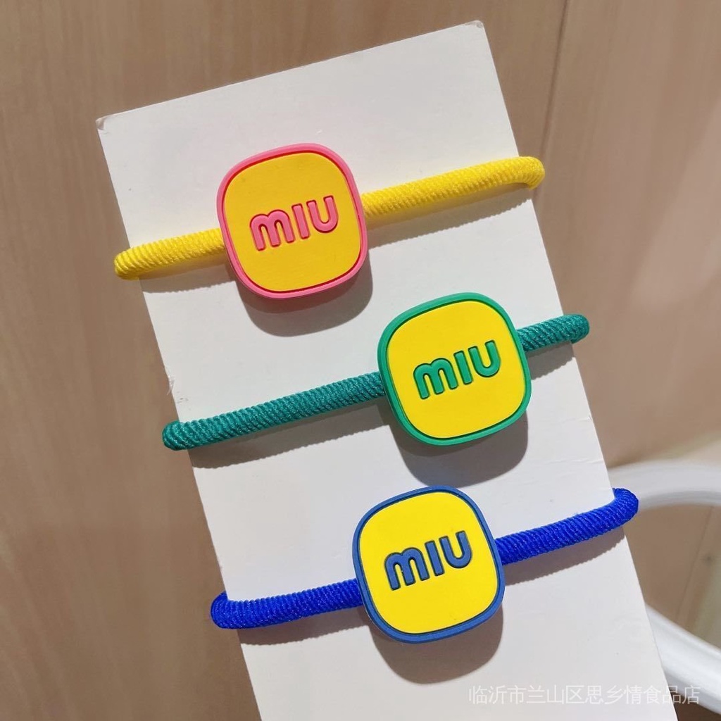 Dây Buộc Tóc Cao Su Màu Sắc Ngọt Ngào Dễ Phối Đồ Cho Nữ