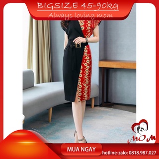 🔥BIGSIZE 45-90KG🔥 LovMom – HÌNH THẬT – ĐẦM ÔM NỮ BIGSIZE KIỂU ĐẦM ÔM DỰ TIỆC SANG TRỌNG, ĐẦM BIGSIZE DỰ TIỆC LovMom