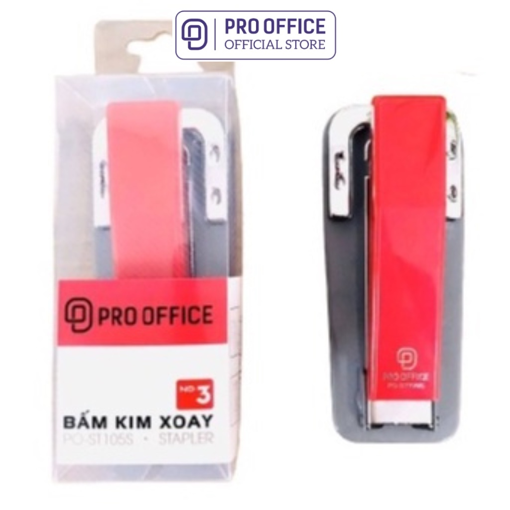 Bấm Kim Cầm Tay PRO OFFICE Size 3, Bền, Đẹp, An Toàn Khi Sử Dụng ST105S