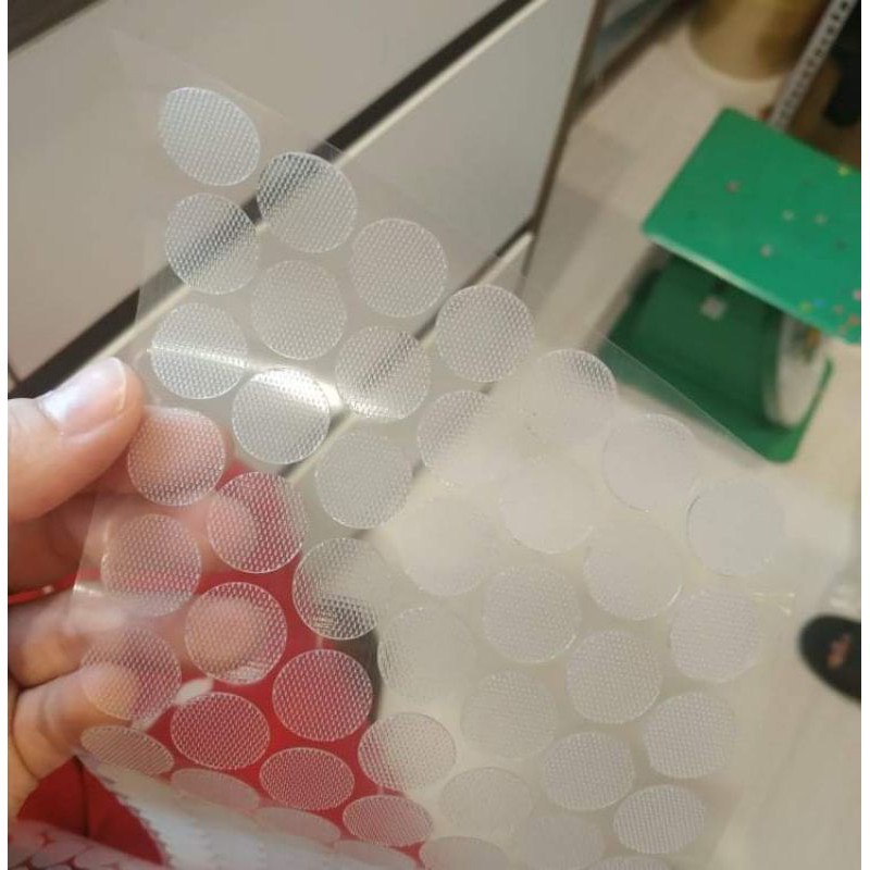 Băng Dính Gai Velcro Tròn, MESAU.KIDS Khóa Nhám Có Sẵn Keo Dán Đồ Chơi Giáo Dục, Băng Dán Dính