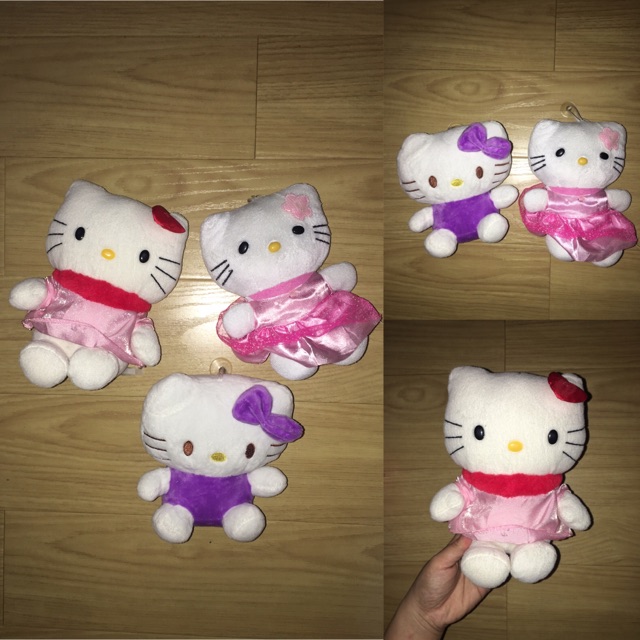 TB02- thú nhồi bông hello kitty 15-17cm