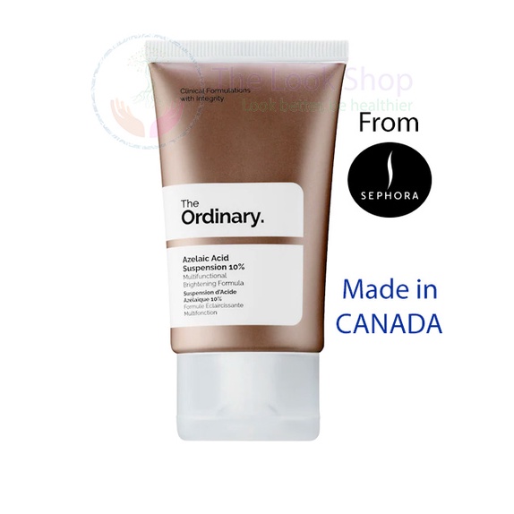 The Ordinary Azelaic Acid 10% Suspension Brightening Cream- Kem dưỡng giúp da sáng rạng rỡ- Sephora made in CANADA