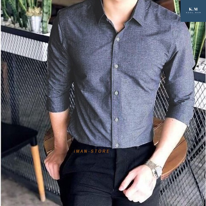 Áo Sơ Mi Nam Dài Tay VẢI ĐŨI Cao Cấp, Sơ Mi Nam Hàn Quốc Công Sở Chất Vải Đũi Bền ĐẸP, Thoáng Mát | BigBuy360 - bigbuy360.vn