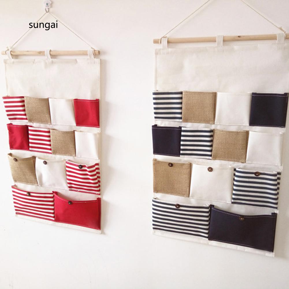 Túi Treo Tường Đựng Vật Dụng 13 Ngăn Tiện Lợi | BigBuy360 - bigbuy360.vn
