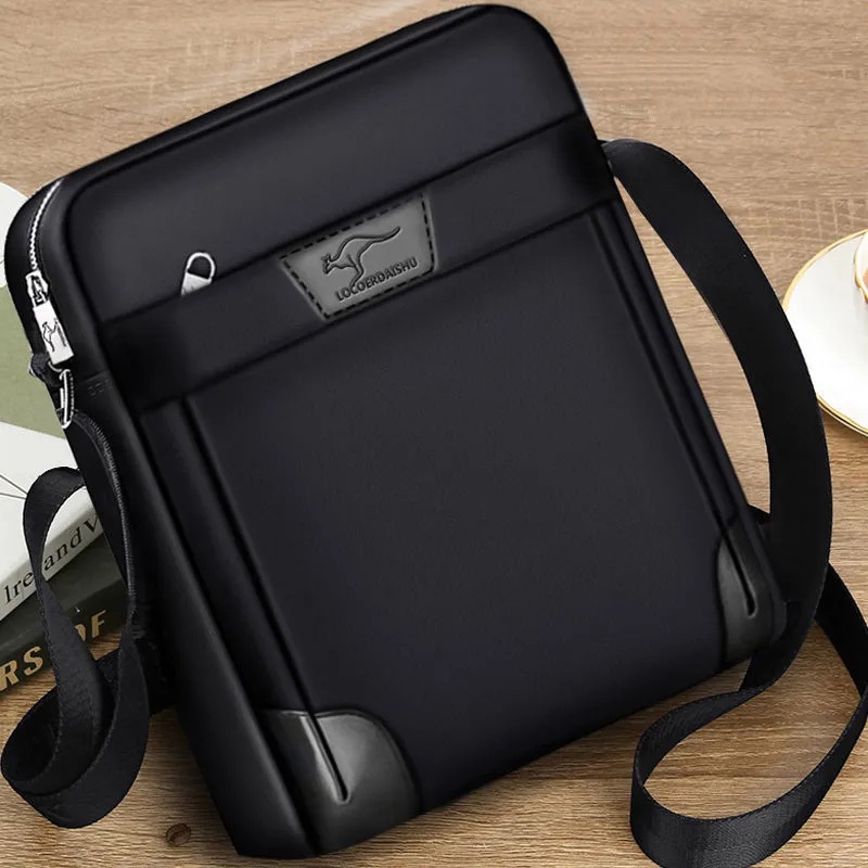 Túi đeo vai bằng nylon chống thấm nước phong cách công sở thời trang cho nam KO005