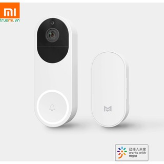 Chuông Cửa Thông Minh Xiaomi Xiaomo 1080P Nhận Dạng Khuôn Mặt, Hồng Ngoại Ban Đêm, Liên Kết Cuộc Gọi Video