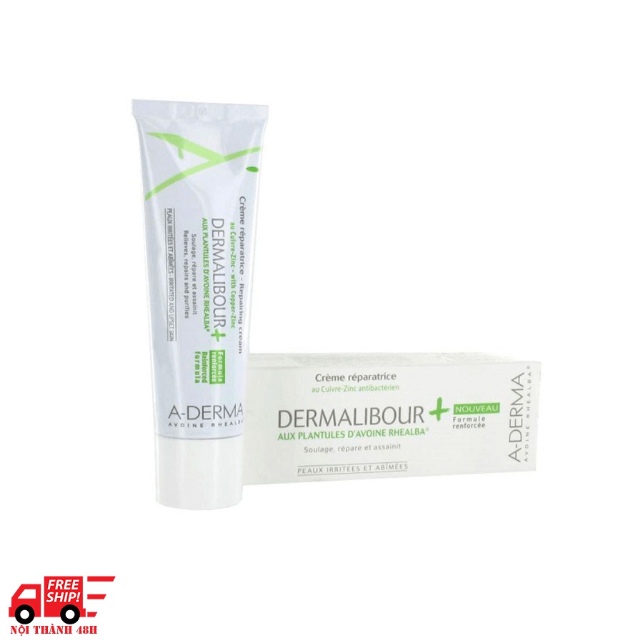 Kem làm dịu da, kháng khuẩn cho da nhạy cảm, dễ kích ứng A-derma Dermalibour+ Crème 50ml