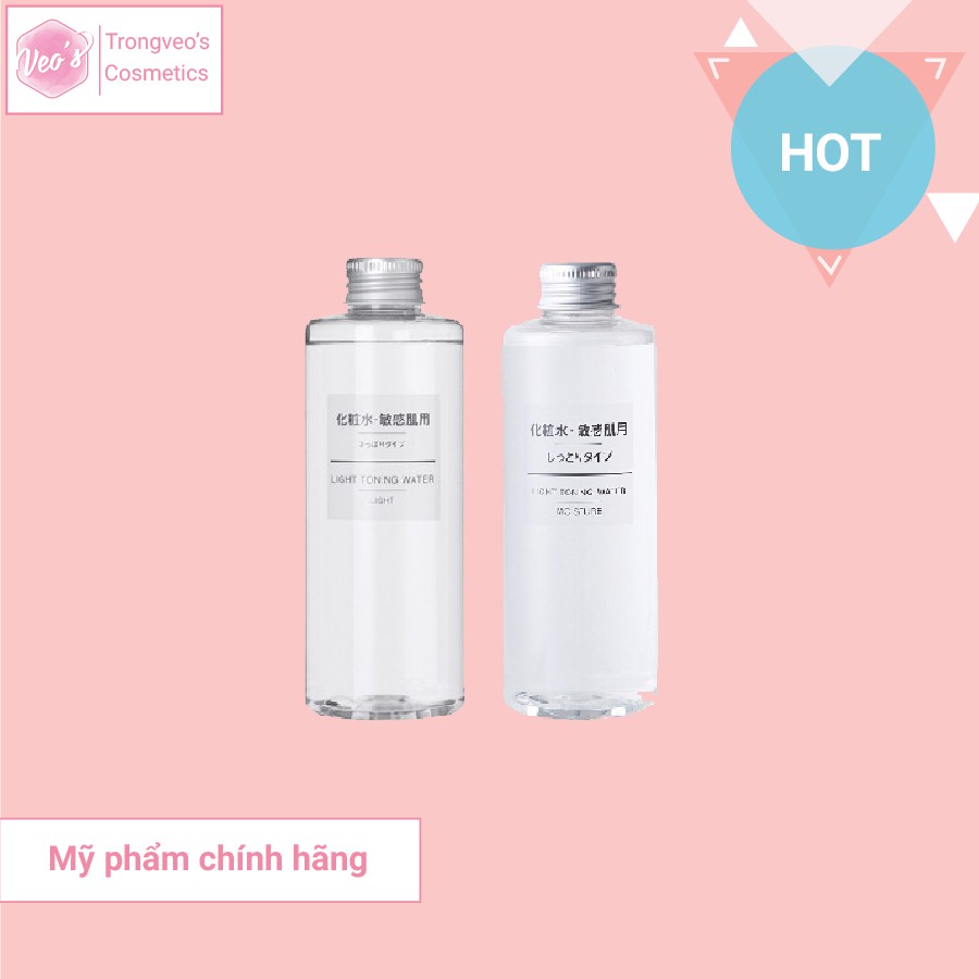 NƯỚC HOA HỒNG DƯỠNG ẨM, PHỤC HỒI DA MUJI LIGHT TONING WATER