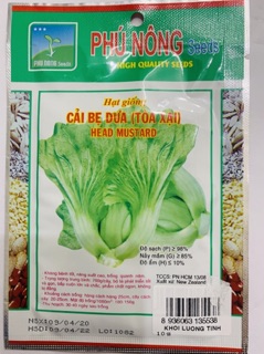 Hạt giống cải bẹ dưa