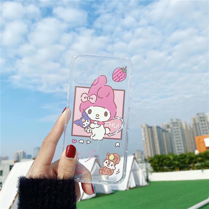 Ốp điện thoại mềm in hình melody thích hợp cho Iphone 12/13 Pro Max 7plus 8plus X Xr 11 Promax Xs Max Se2 I7 / 8