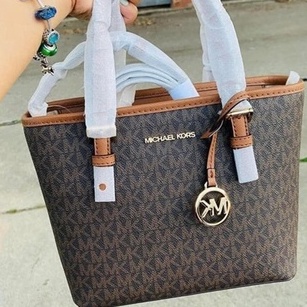 Túi Xách Michael Kors 35T9GTVT0B Jet Set Travel Extra-small Logo Top-zip Tote Bag