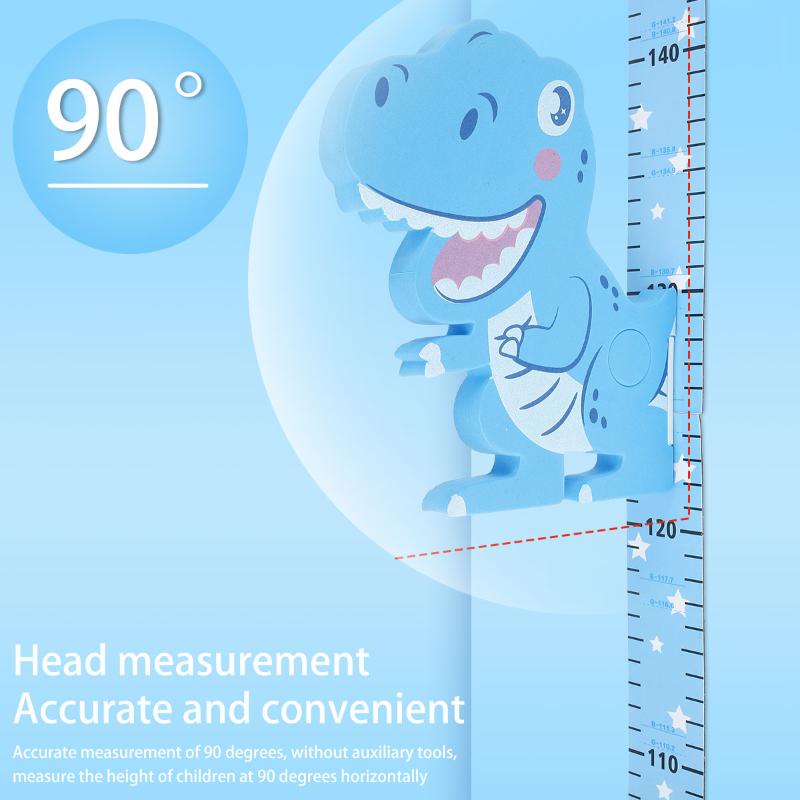 Thước Đo Chiều Cao Từ Tính Gắn Tường Hình Hoạt Hình 65cm-185cm Dành Cho Bé Trai Và Bé Gái