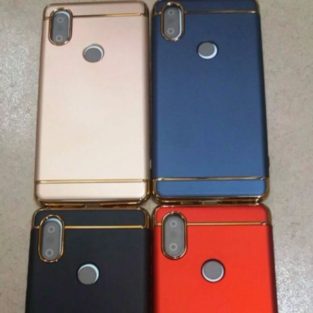 Xiaomi Mi mix 2S ốp lưng doanh nhân ráp 3 mảnh plastic cao cấp