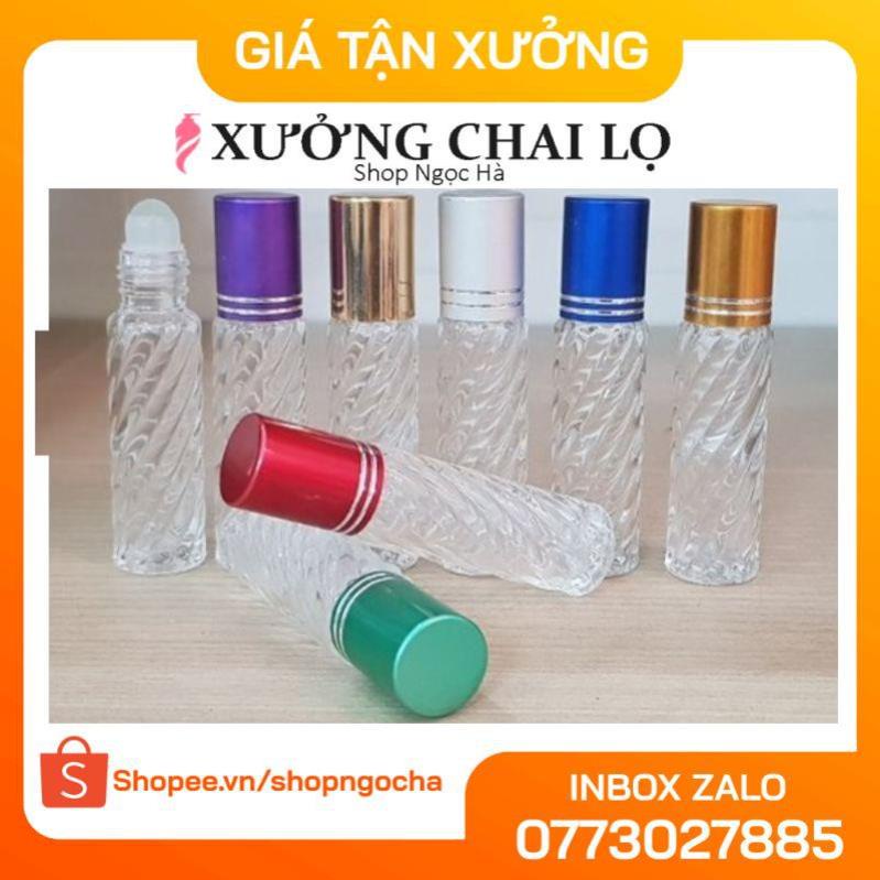 Lọ Chiết Nước Hoa ❤ GIÁ TỐT NHẤT ❤ Lọ chiết nước hoa bi lăn 10ml đựng dầu thơm , phụ kiện du lịch