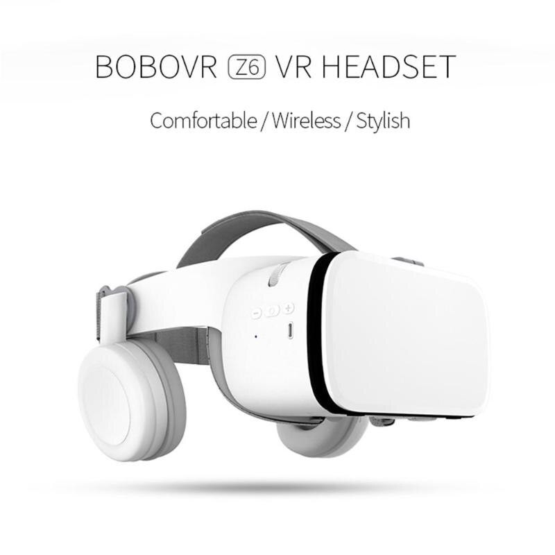 BOBO VR Z6 Bluetooth VR Virtual Reality Headset 3D Glasses Mobile Games (Size:181*140*115mm)