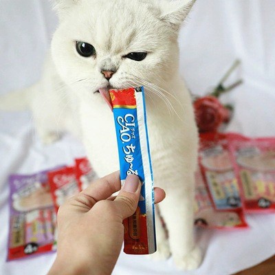 [01 Thanh Lẻ 14g] Súp thưởng Ciao Churu Cho Mèo | Snack ăn vặt chính hãng | Snack ăn vặt cho mèo