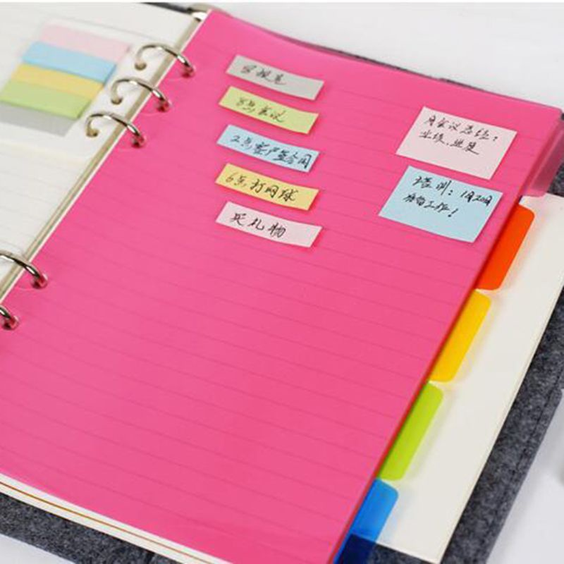 Wer Trang Giấy Chia Chỉ Số 6 Lỗ Hình Lá Dạng Xoắn Ốc Cho Tạp Chí Noteboo