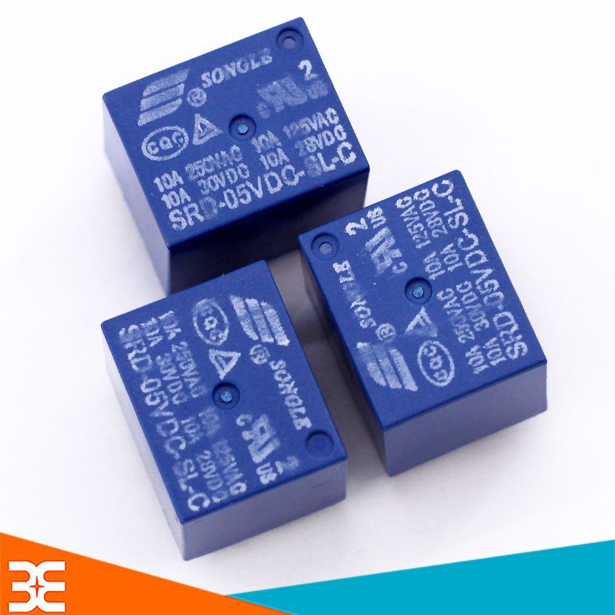 Bộ 3 Chiếc Relay Songle SRD 5P 10A - 5VDC