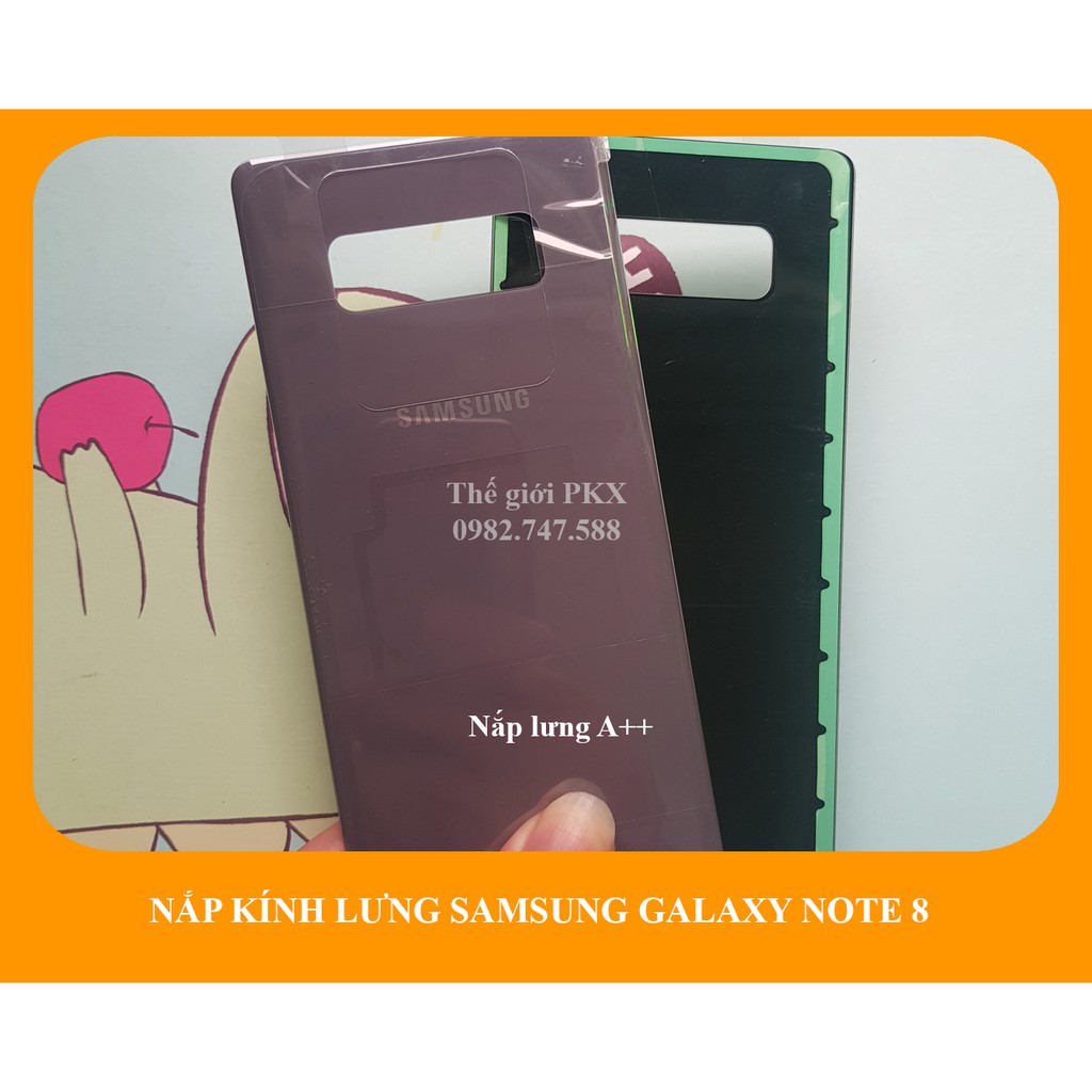 Nắp lưng Samsung Galaxy Note 8 N950 chính hãng | Kính lưng A++ Galaxy Note 8