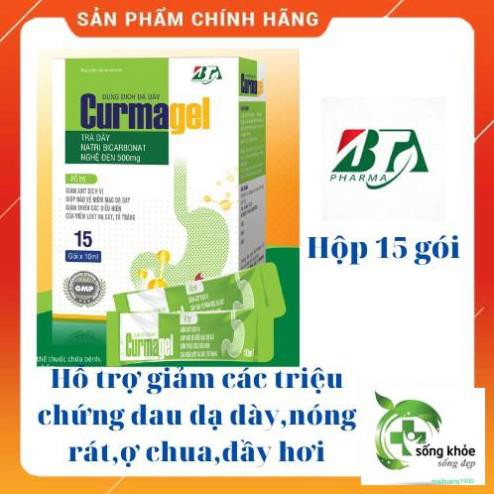 Dung Dịch Dạ Dày Curmagel- giảm nóng rát, khó tiêu đau thượng vị, ợ chua do viêm loét dạ dày, tá tràng
